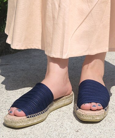 【gaimo/ガイモ】ファブリックミュール[Esmeralda/エスメラルダ 靴]