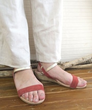 新色登場！【gaimo/ガイモ】バイカラーストラップサンダル[Esmeralda/エスメラルダ 靴]