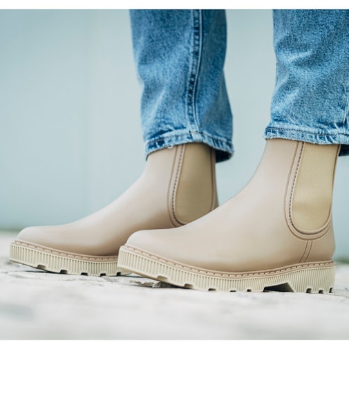 【 IGOR (イゴール) 】　サイドゴアレインブーツ /w10262