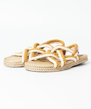 【BONTRE/ボントレ】クロス編みサンダル