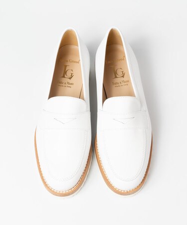 【LucaGrossi/ルカグロッシ】ラギットソールローファー