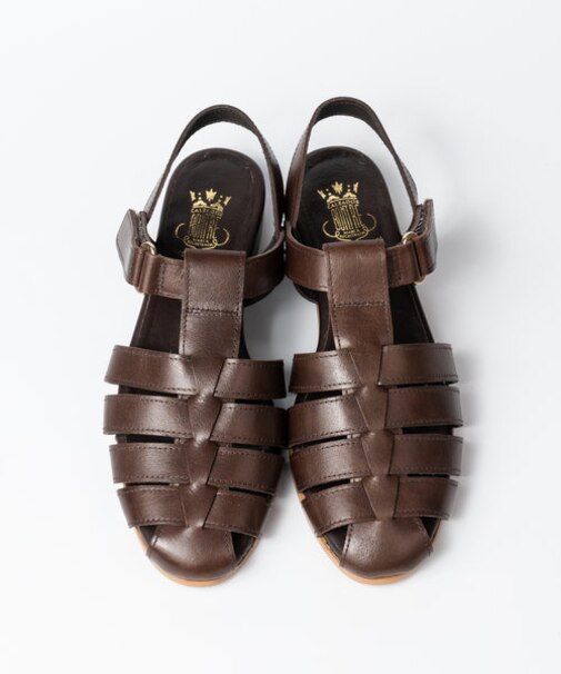 【BONTRE/ボントレ】バックストラップ付グルカサンダル/20402-RS