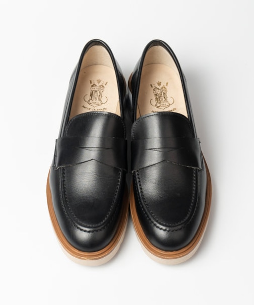 【BONTRE/ボントレ】タンクソールコインローファー