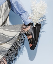 【BONTRE/ボントレ】厚底ダブルベルトサンダル/40353-US