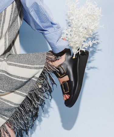 【BONTRE/ボントレ】厚底ダブルベルトサンダル/40353-US