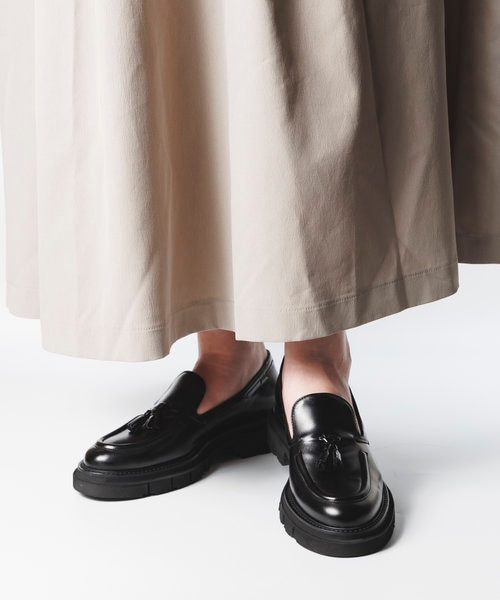 LucaGrossi/ルカグロッシ】厚底タッセルローファー/G960M-UA