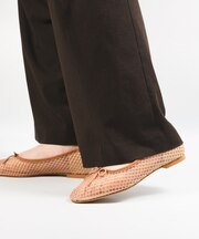 【MIONOTIS/ミオノティス】フィッシュネットバレエシューズ/50113