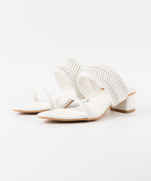 【MIONOTIS/ミオノティス】ワイドメッシュベルトミュール/776B