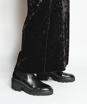 【LucaGrossi/ルカグロッシ】厚底サイドゴアブーツ/H616T-VA