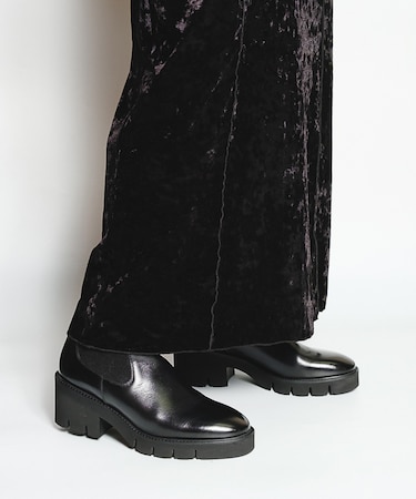 【LucaGrossi/ルカグロッシ】厚底サイドゴアブーツ/H616T-VA
