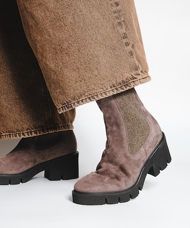 【LucaGrossi/ルカグロッシ】厚底サイドゴアブーツ/H616T-VA