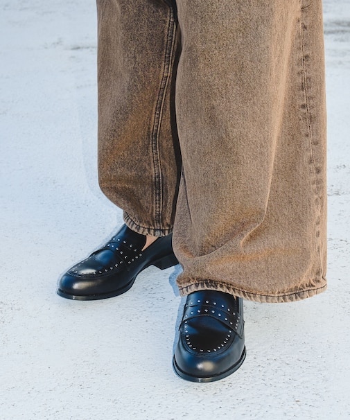 【BONTRE/ボントレ】スタッズローファー/50501-VA