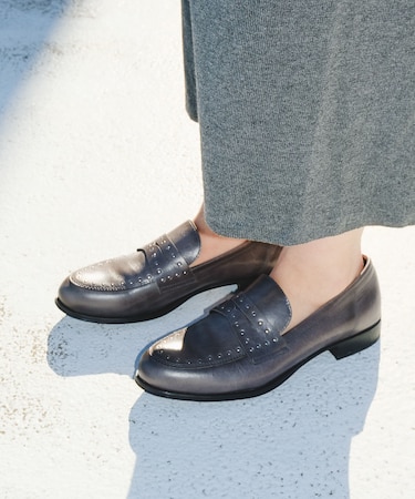 【BONTRE/ボントレ】スタッズローファー/50501-VA