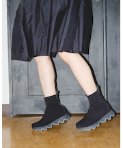 【BONTRE/ボントレ】ストレッチニットショートブーツ/51702-VA