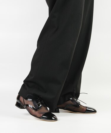 【LucaGrossi/ルカグロッシ】シアーレースアップシューズ/CH567-XS