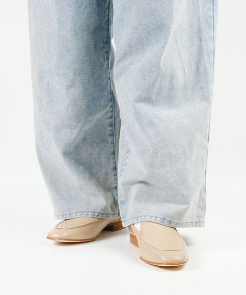 【LucaGrossi/ルカグロッシ】スクエアトゥローファー/H011M-XS