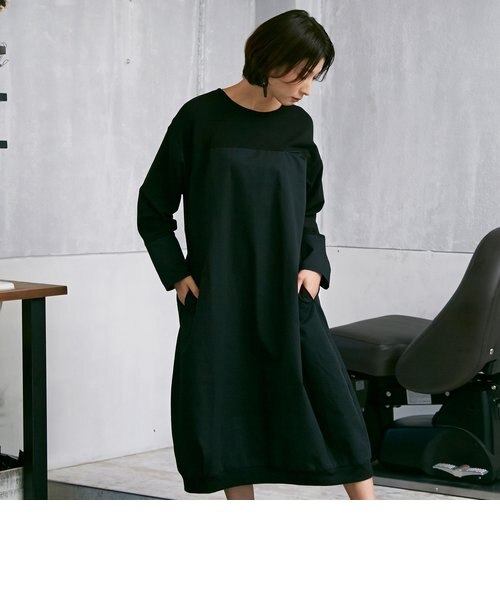 切り替えコクーンワンピース_ママ｜エフオーオンラインストアの通販