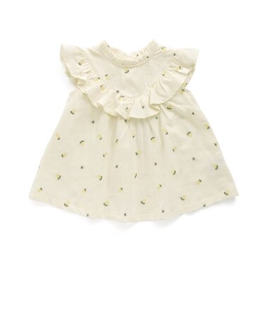 フルーツ総柄刺繍チュニック