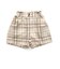 チェック柄ショートパンツ