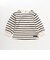 袖ギャザーボーダーＴシャツ