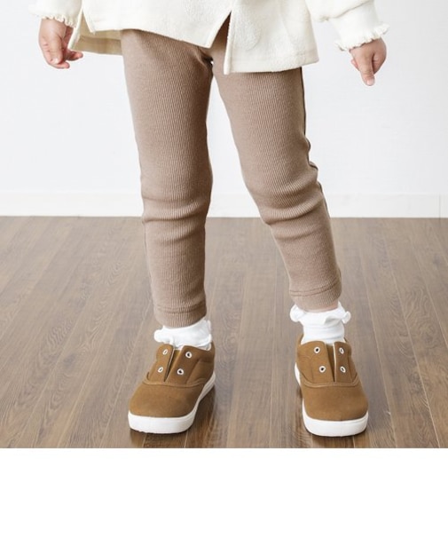 DAISUKI リブパンツ 9分丈