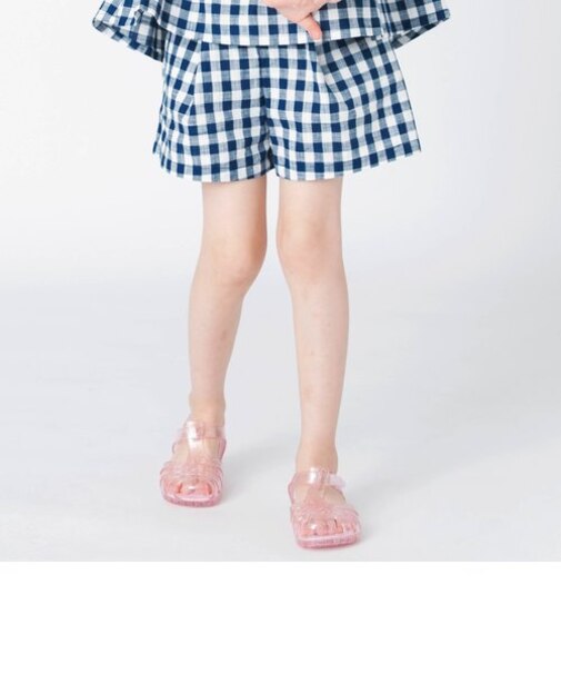 チェック柄ショートパンツ ショート丈