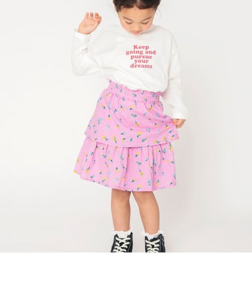 チューリップ総柄スカート