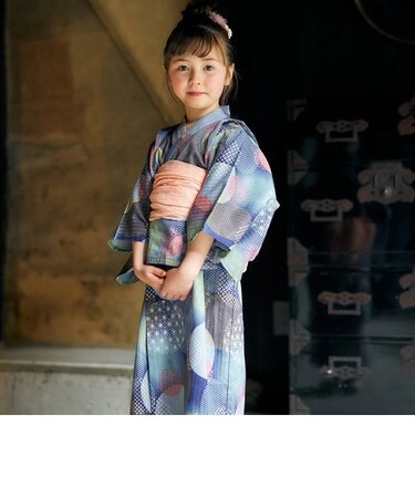 あぷれのはんなり浴衣（帯セット）