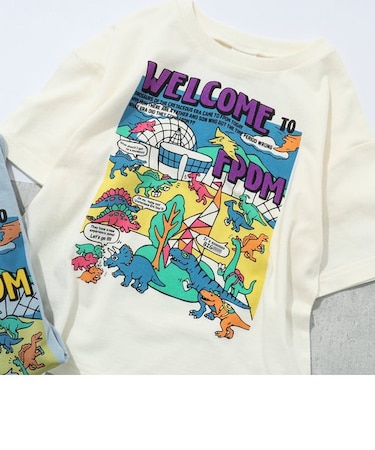 福井県立恐竜博物館コラボ リニューアルイラストTシャツ