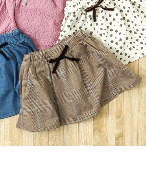 インパンツ付きギャザースカート