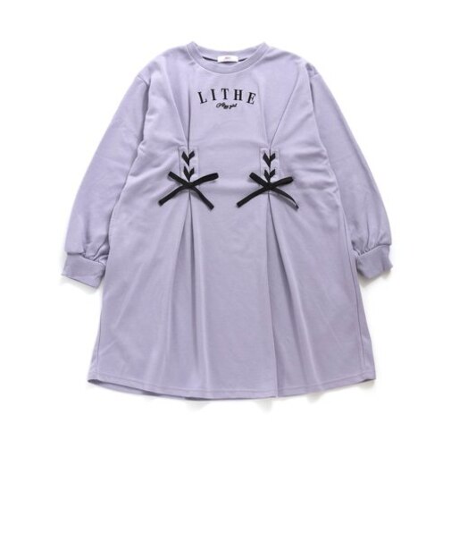 レースアップワンピ