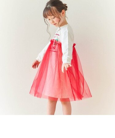 WEB限定  ロゴチュールドッキングワンピース