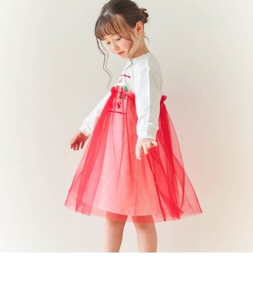 WEB限定  ロゴチュールドッキングワンピース