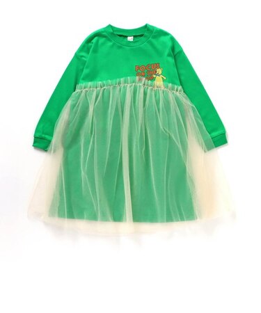 WEB限定  ロゴチュールドッキングワンピース