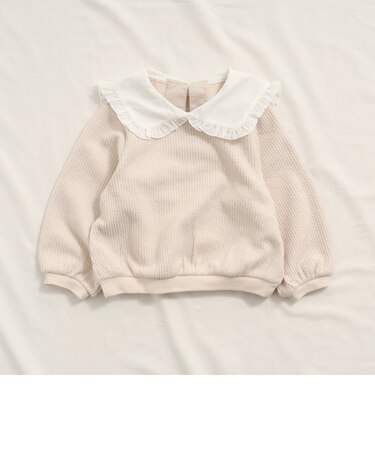 襟付きリブTシャツ