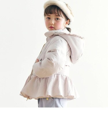 ペプラム中綿アウター