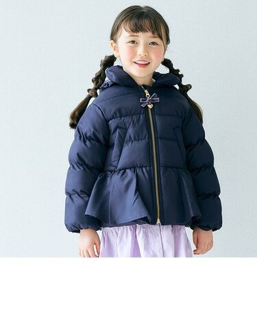 ペプラム中綿アウター