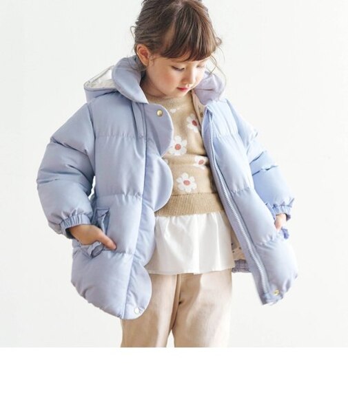 スカラップ中綿ジャケット