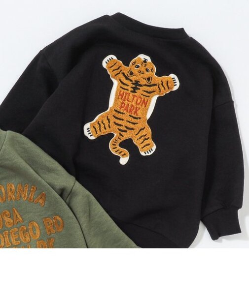 チベタンタイガー風ワッペントレーナー