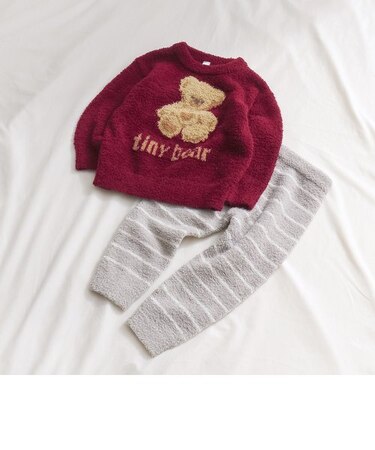 tiny bear もこもこセットアップ  10分丈
