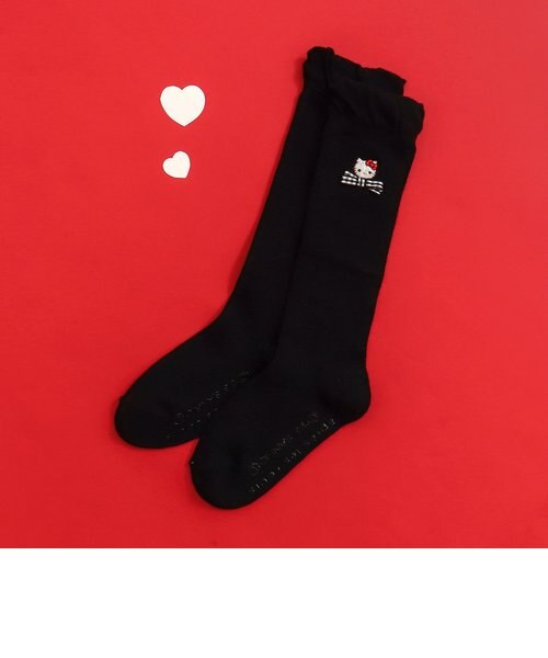 Hello Kittyリボンハイソックス ピンク ハローキティリボンハイソックス｜エフオーオンラインストアの通販