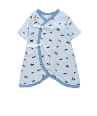 ベビー長袖フライスコンビ肌着