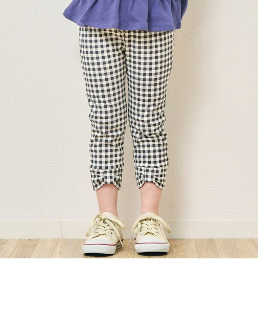 裾リボン｜7days Style pants  9分丈