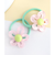クリアフラワーヘアゴム2個セット