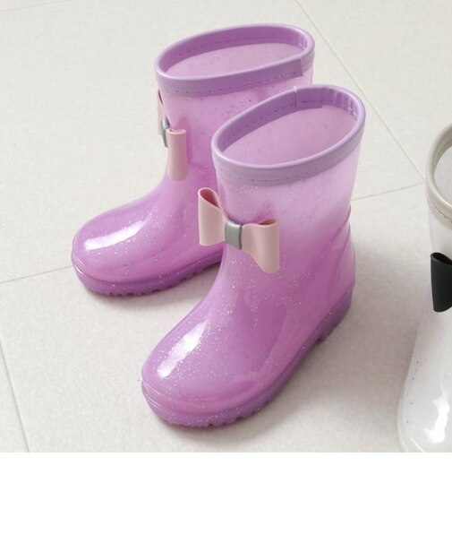 キラキラレインシューズ