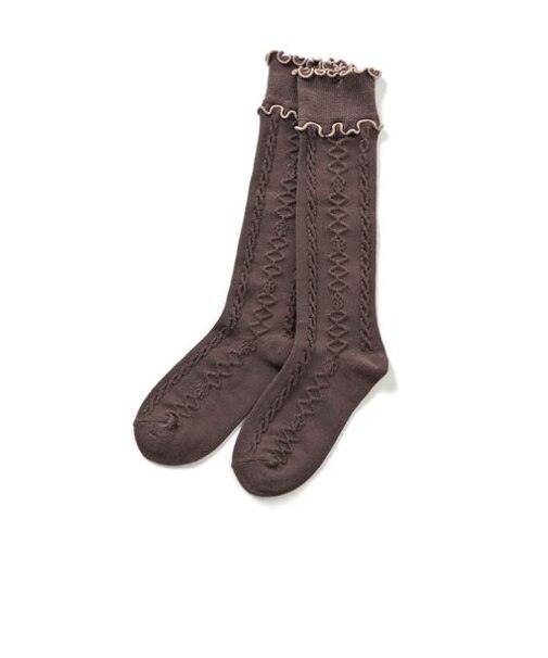 メロウケーブルハイソックス