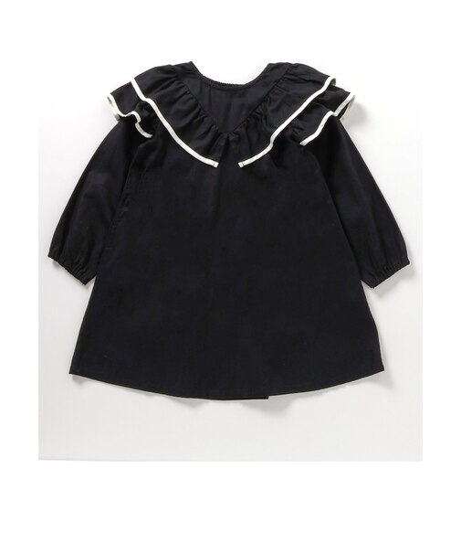 WEB限定 パイピングフリルワンピース