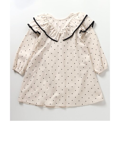 WEB限定 パイピングフリルワンピース