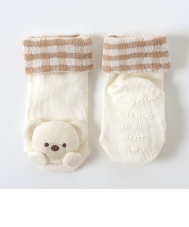 tiny bear モチーフ付きソックス