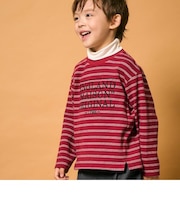 ハイネックレイヤードTシャツ